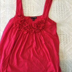 Jrs size one petite Red Express tank